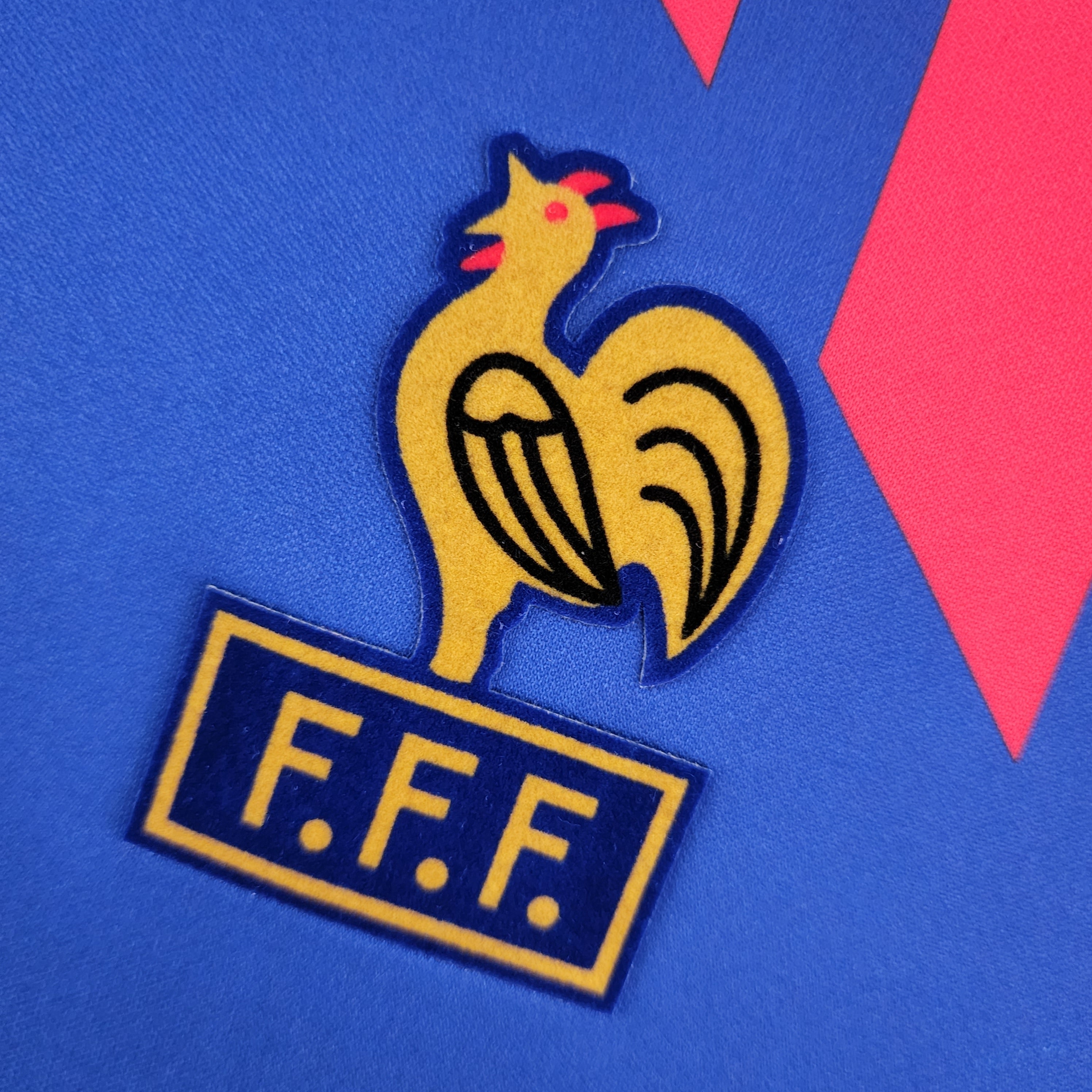 Camisa Manga Longa Seleção França 88/90 Azul