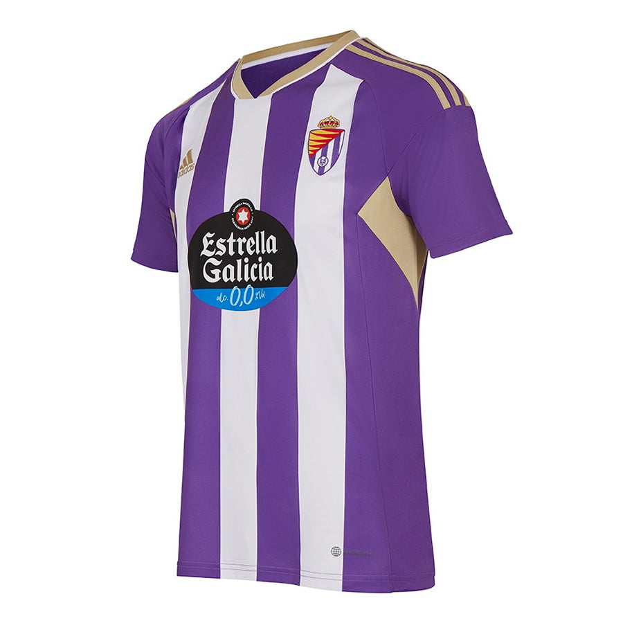 Camisa Real Valladolid I 22/23 Roxa e Branca