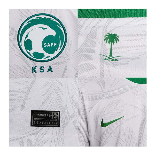 Camisa Seleção Arábia Saudita I 2022 Branco