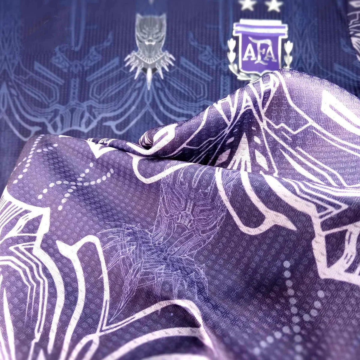 Camisa Seleção Argentina Wakanda [Pantera Negra] 2022 Roxo
