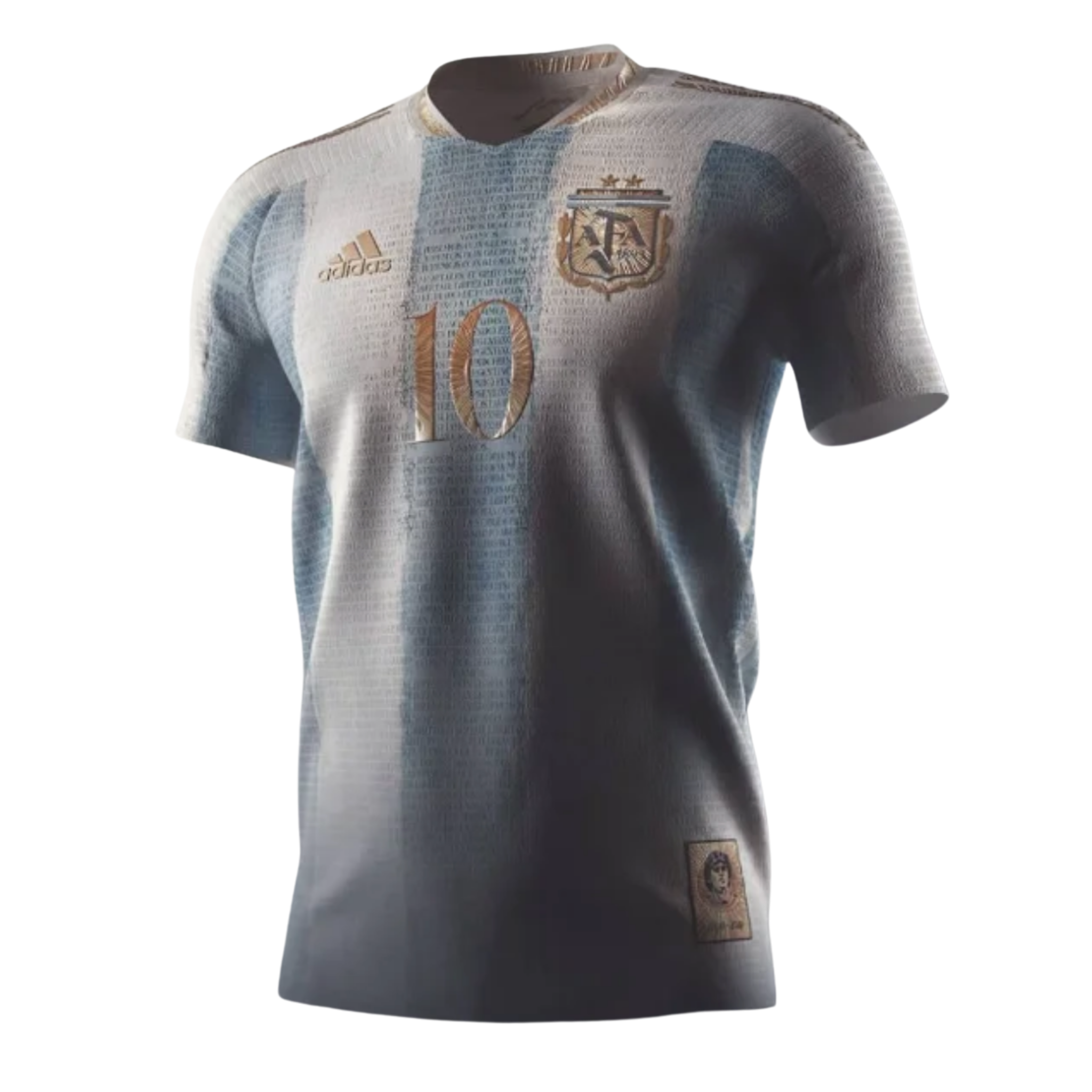 Camisa Seleção Argentina [Conceito Maradona] 21/22 Azul e Branco
