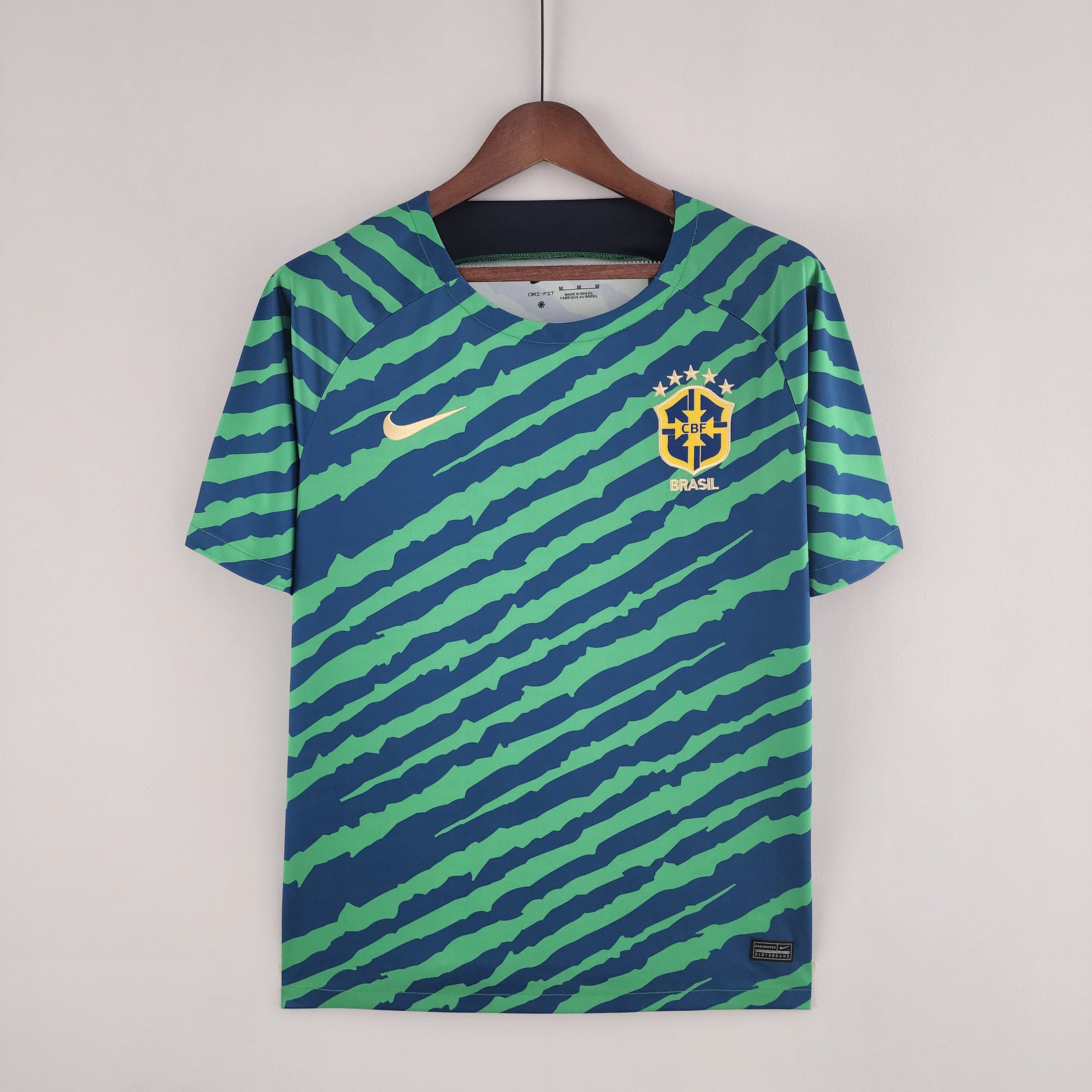 Camisa Seleção Brasil 2022 Verde e Azul - Edição Especial
