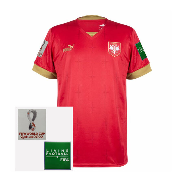 Camisa Seleção Sérvia I 2022 [Com Patch] - Vermelho