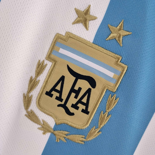 Camisa Seleção da Argentina I 2022 Azul e Branca