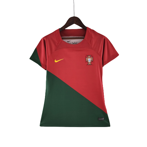 Camisa Feminina Portugal 22/23 Vinho e Verde