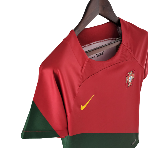 Camisa Feminina Portugal 22/23 Vinho e Verde