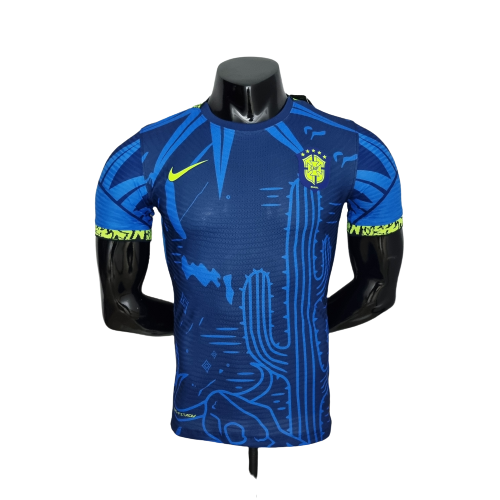 Camisa Seleção Brasil  2022 Azul - Conceito Nordeste