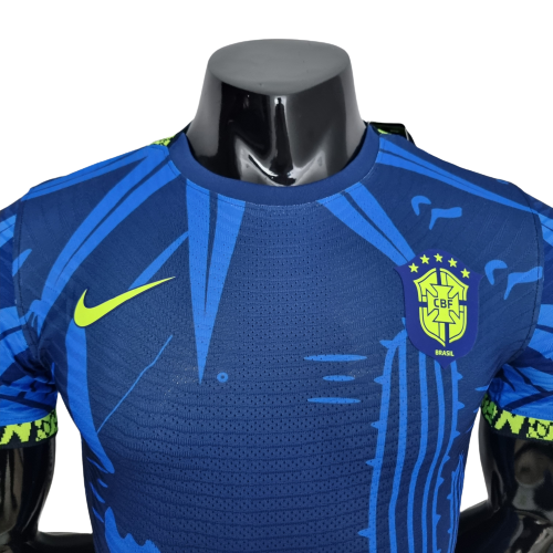 Camisa Seleção Brasil  2022 Azul - Conceito Nordeste