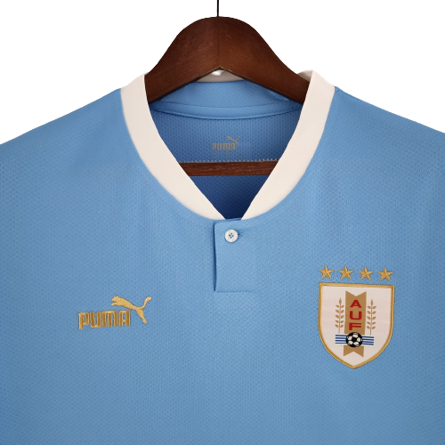 Camisa Seleção Uruguai I 22/23 Azul Celeste