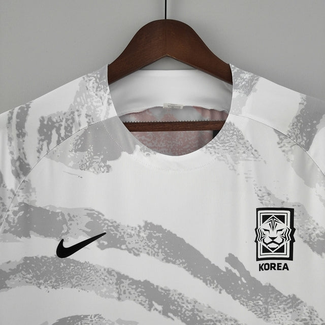 Camisa de Treino Seleção Coréia do Sul 2022 Branco e Cinza