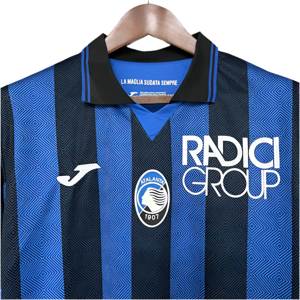 Camisa Atalanta I 23/24 - Joma - Azul e Preto