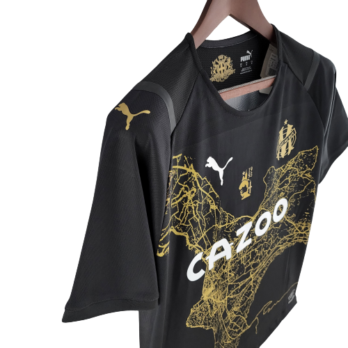 Camisa Olympique Lyon Comemorativa 22/23 Preto