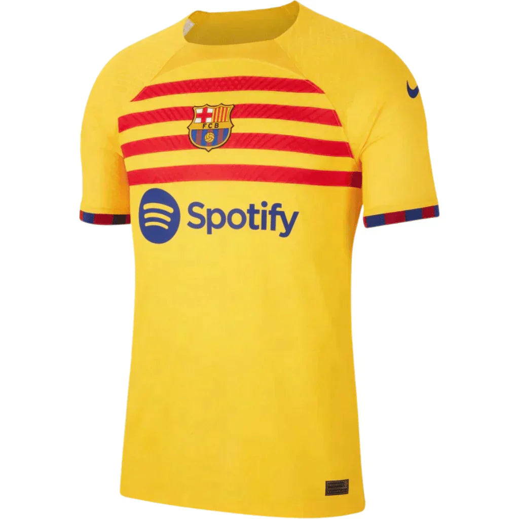 Camisa Barcelona II 23/24 Amarela e Vermelho