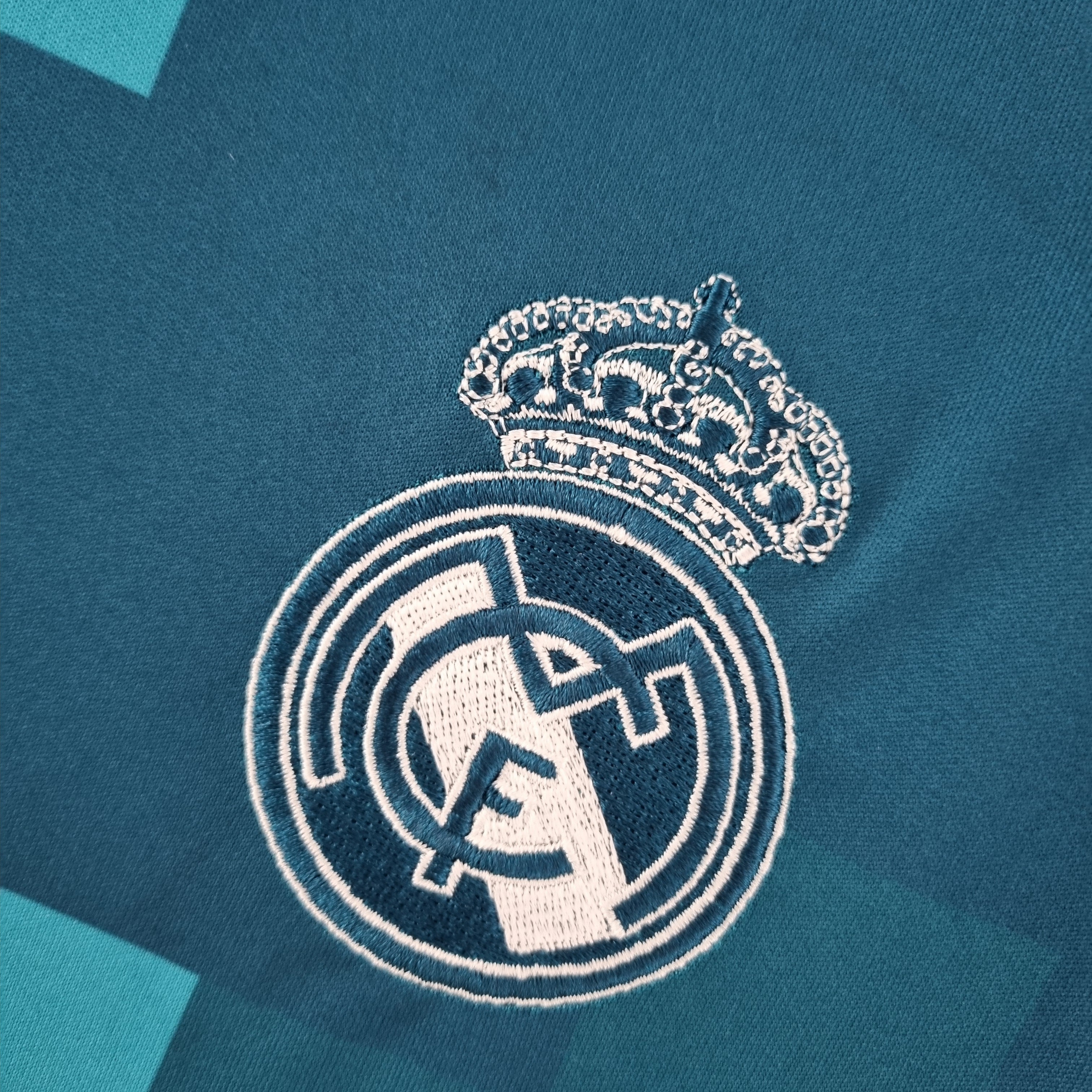 Camisa Manga Longa Real Madrid 17/18 Azul