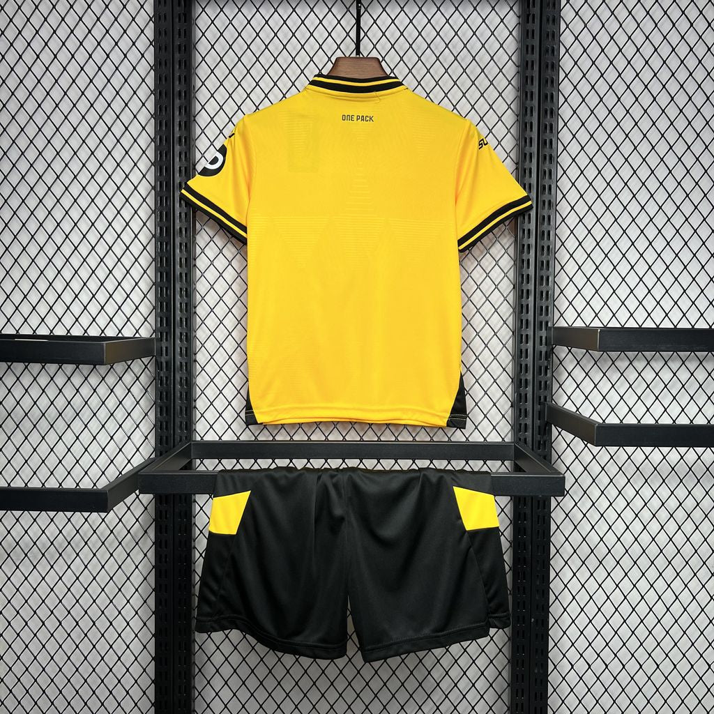 Kit infantil Wolves I 24/25 - Amarelo