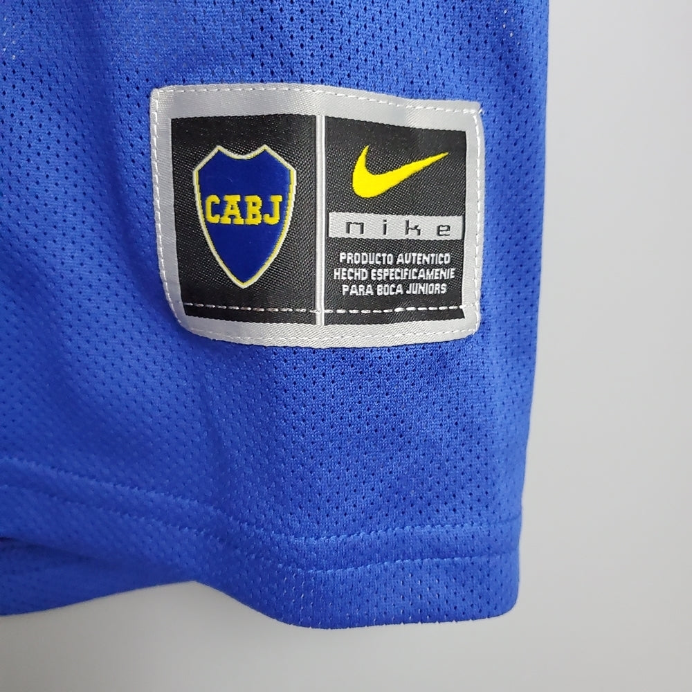 Camisa Boca Juniors Retrô 03/04 - Azul e Amarela