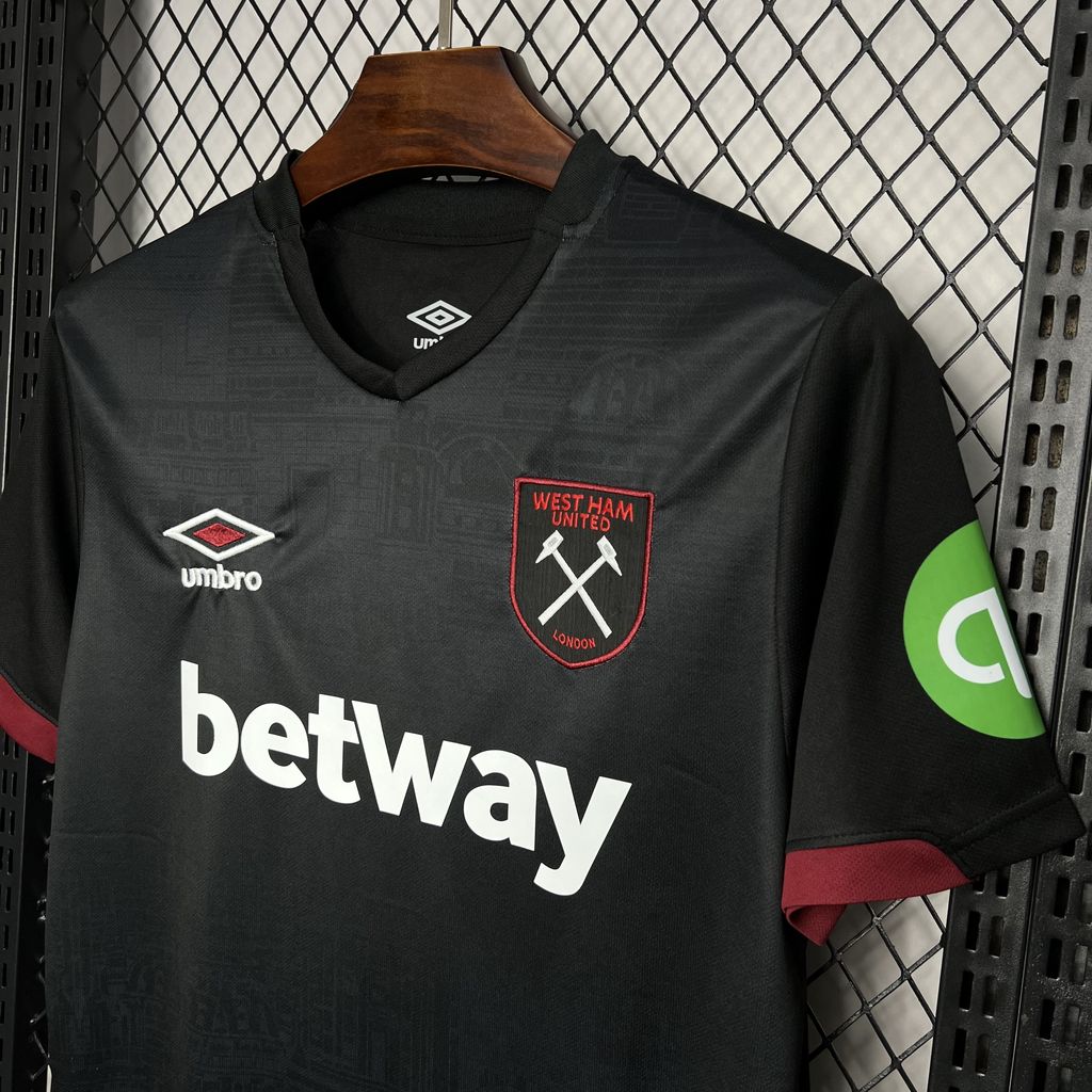 Camisa West Ham Home 24/25  Versão Torcedor