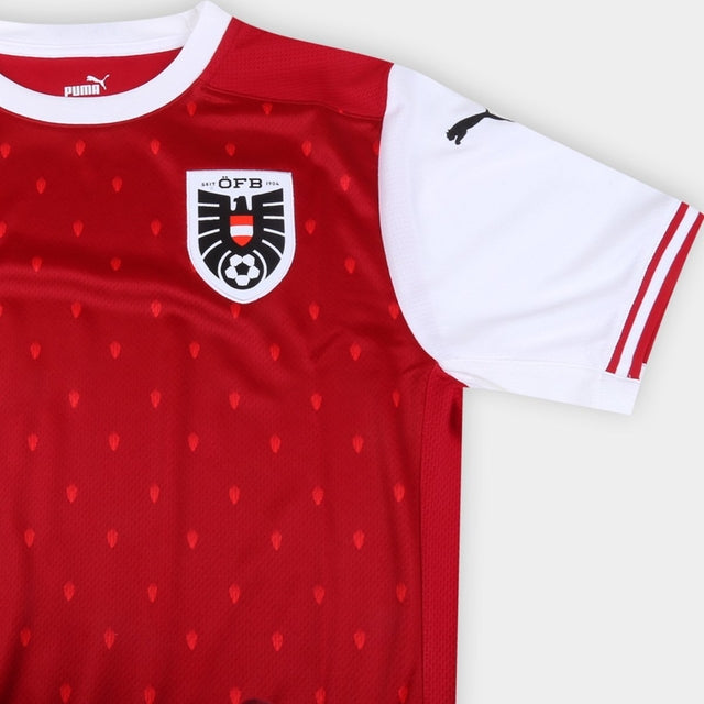 Camisa Seleção Áustria I 21/22 Vermelho e Branco