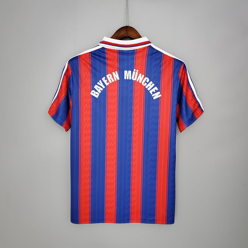 Camisa Bayern de Munique Retrô 1995/1997 Azul e Vermelha