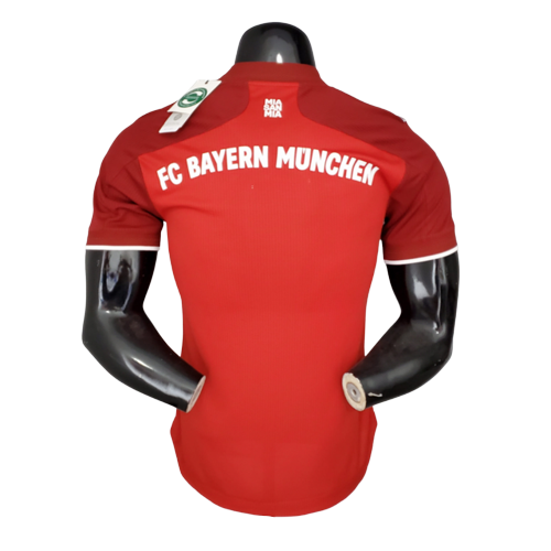 Camisa Bayern de Munique I 21/22 - Vermelha - Jogador