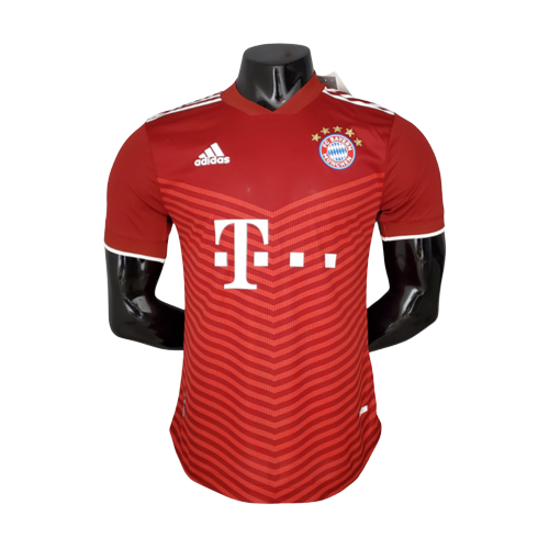 Camisa Bayern de Munique I 21/22 - Vermelha - Jogador