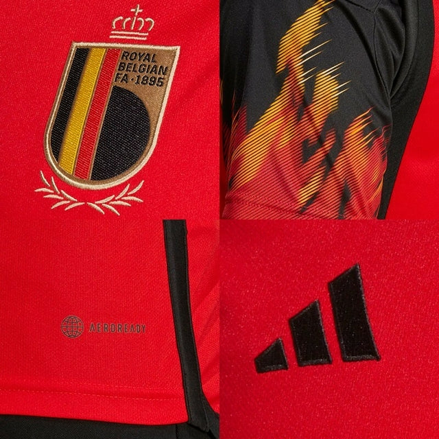 Camisa Seleção Bélgica I 2022 Vermelho