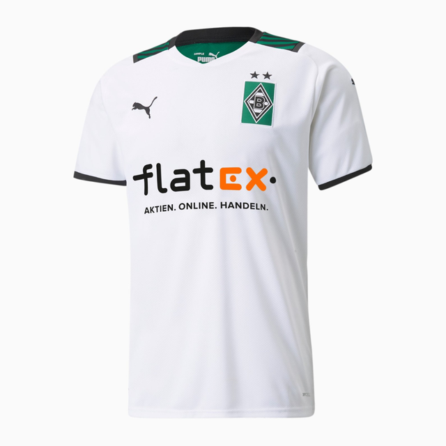 Camisa Borussia Mönchengladbach I 21/22 Branco