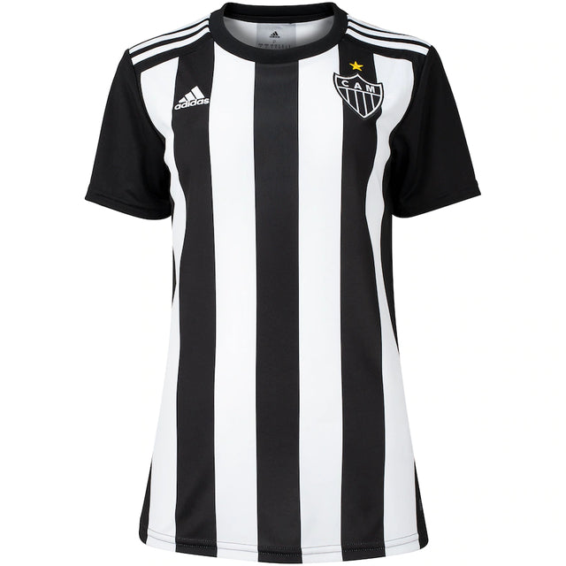 Camisa Feminina Atlético Mineiro I 22/23 Preto e Branco