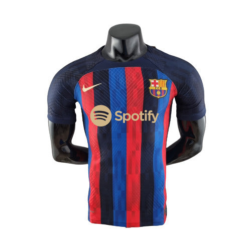 Camisa Barcelona I 22/23 Azul e Vermelha - Jogador