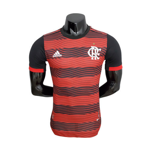 Camisa Flamengo I 22/23 - Vermelha e Preta - Masculino Jogador