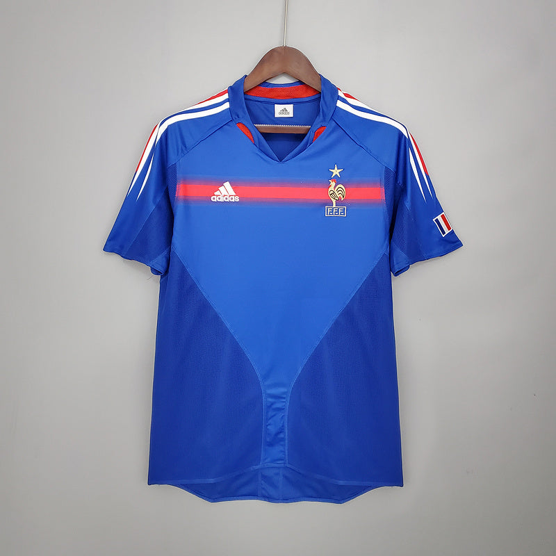 Camisa França Retrô 2004 Azul