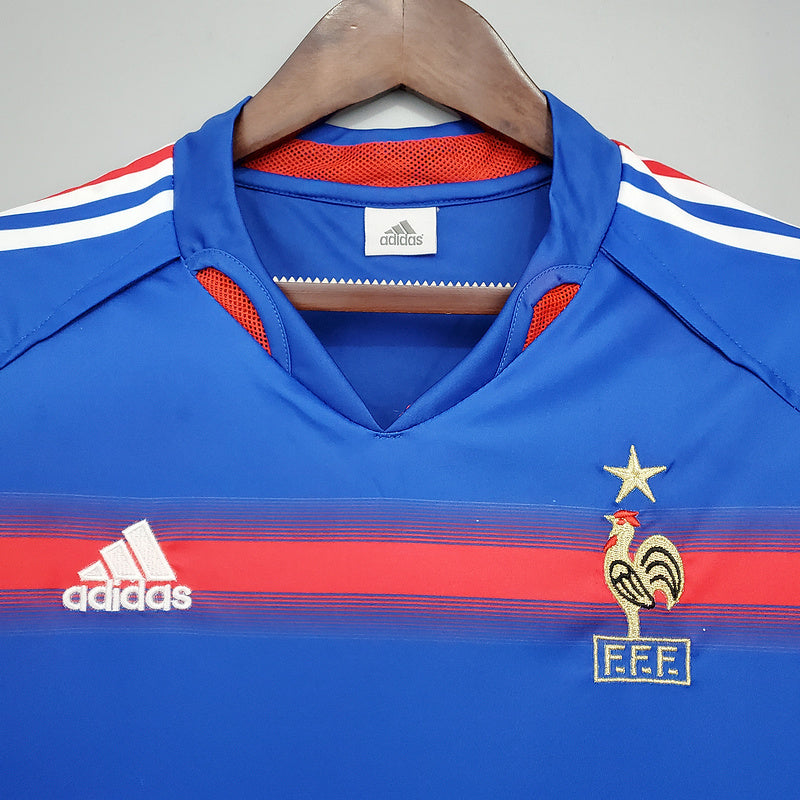 Camisa França Retrô 2004 Azul