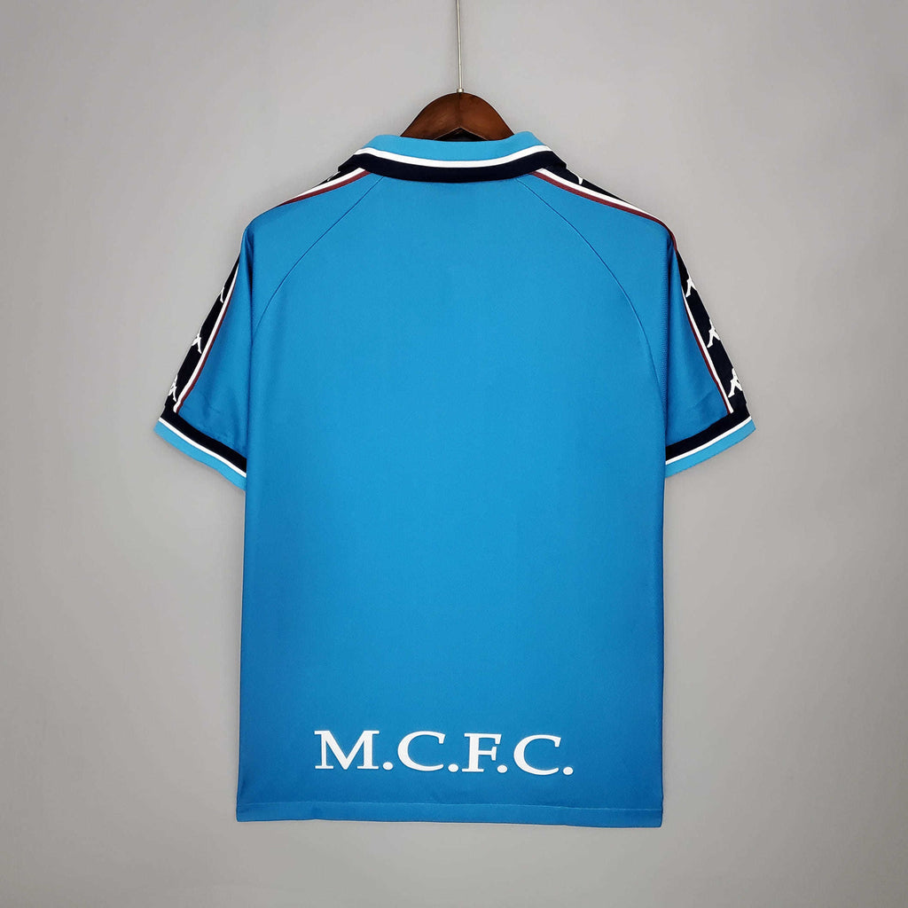 Camisa Manchester City Retrô 1997/1998 Azul