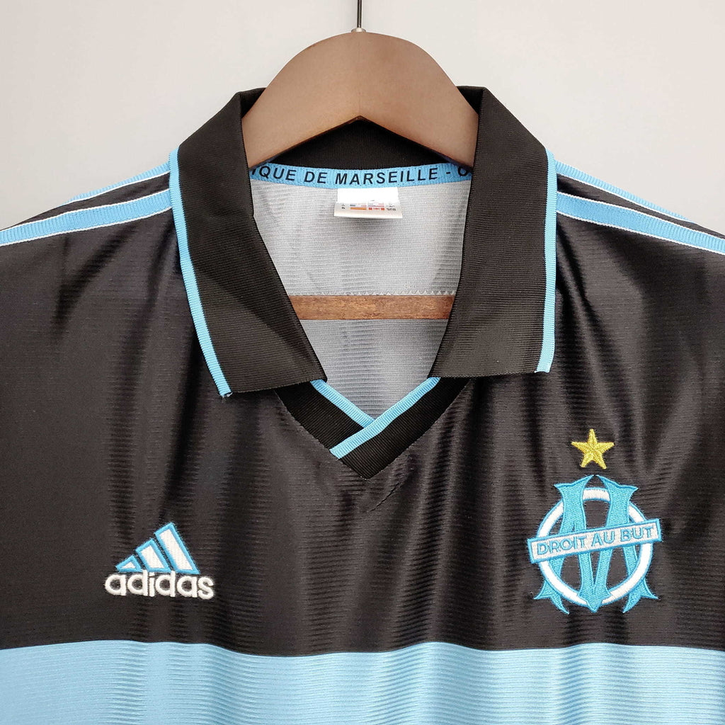 Camisa Marseille Retrô 1999/2000 Preta