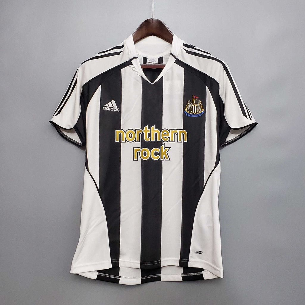 Camisa Newcastle Retrô 2005/2006 Preta e Branca