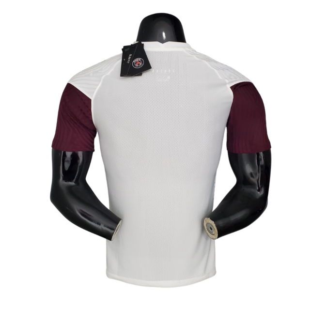 Camisa PSG 21/22 - Branca e Roxa - Jordan - Jogador