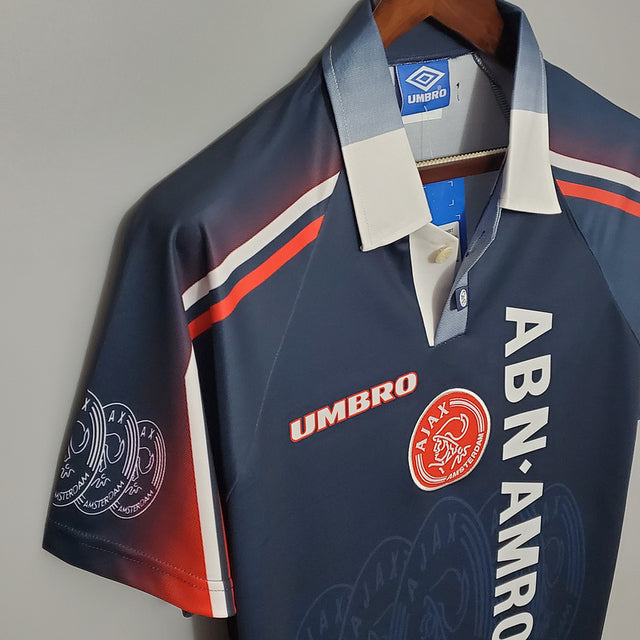 Camisa Ajax Retrô 1997/1998 Azul
