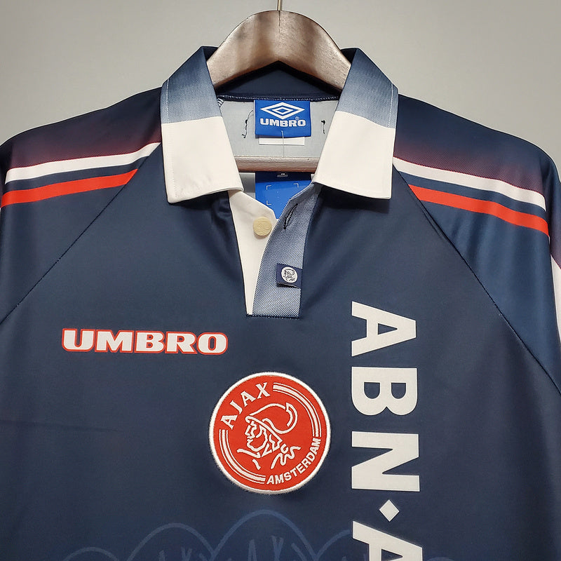 Camisa Ajax Retrô 1997/1998 Azul