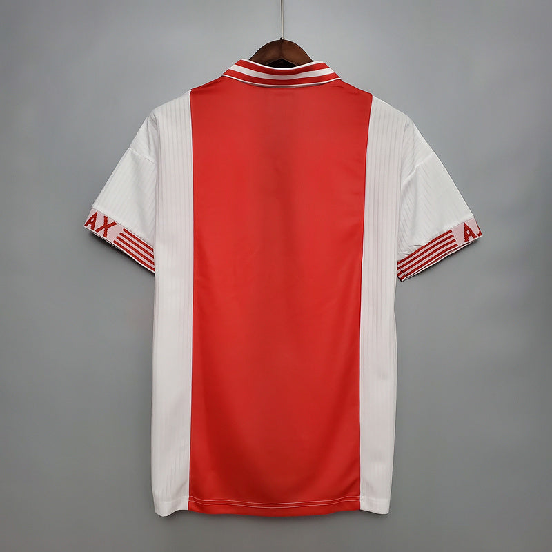 Camisa Ajax Retrô 1997/1998 Vermelha e Branca