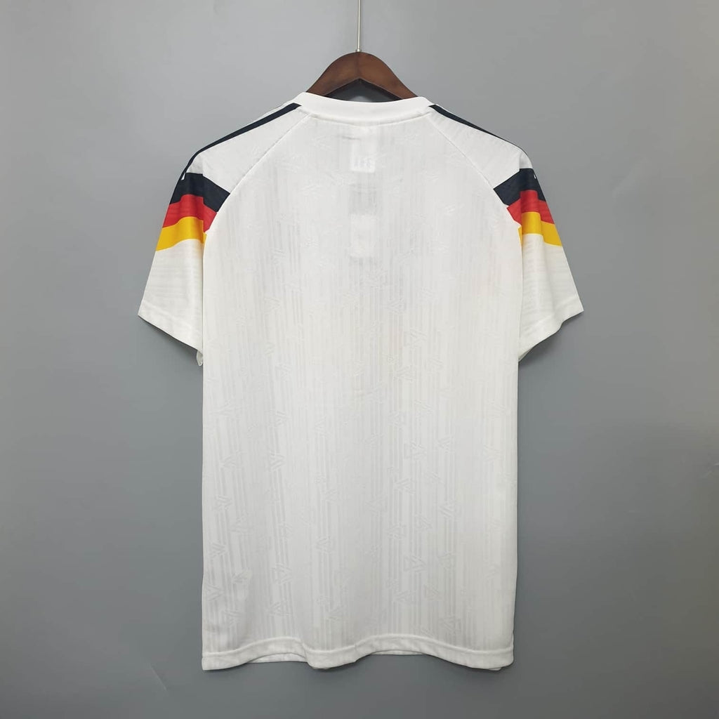 Camisa Seleção Alemanha Retrô 1990 Branca