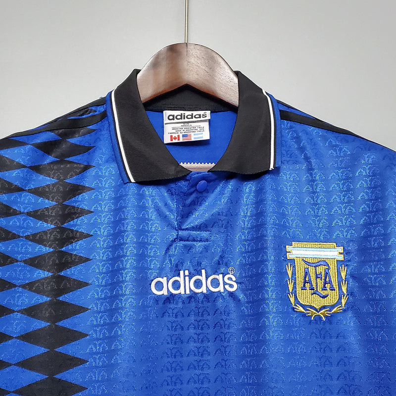 Camisa Seleção Argentina Retrô 1994 Azul