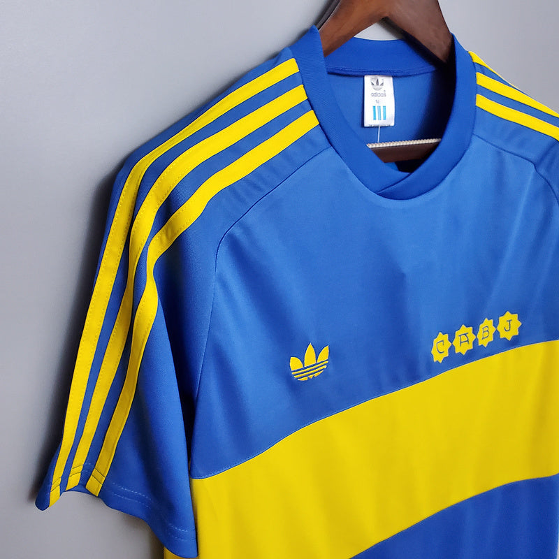 Camisa Boca Juniors Retrô 1981 Azul e Amarela