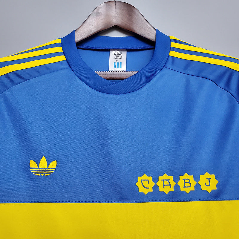Camisa Boca Juniors Retrô 1981 Azul e Amarela