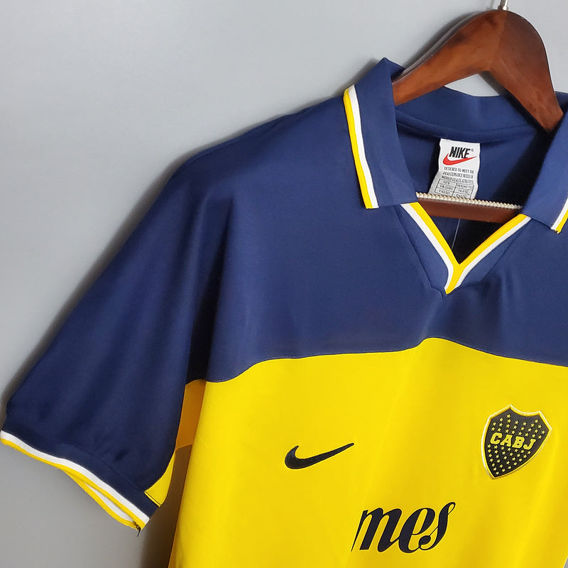 Camisa Boca Juniors Retrô 1999 Azul e Amarela