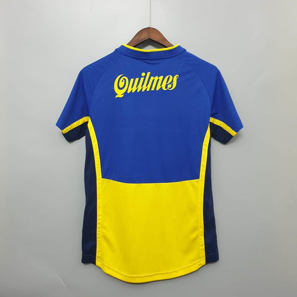 Camisa Boca Juniors Retrô 2001 Azul e Amarela
