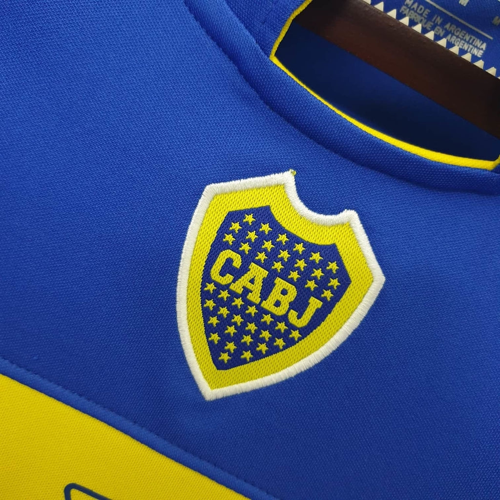 Camisa Boca Juniors Retrô 2005 Azul e Amarela