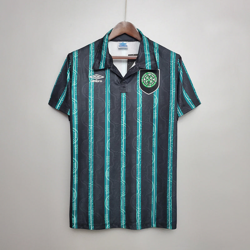 Camisa Celtic Retrô 1992/1993 Preta e Verde
