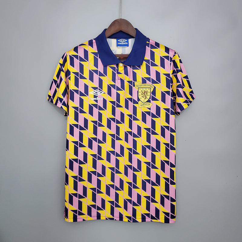 Camisa Escócia Retrô 1988/1989 Amarela