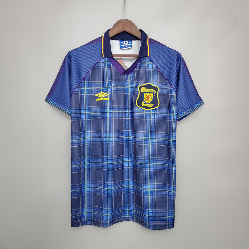 Camisa Escócia Retrô 1994/1996 Azul