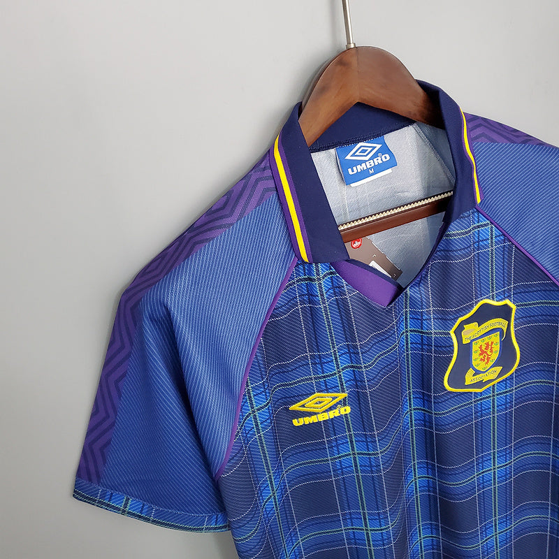Camisa Escócia Retrô 1994/1996 Azul